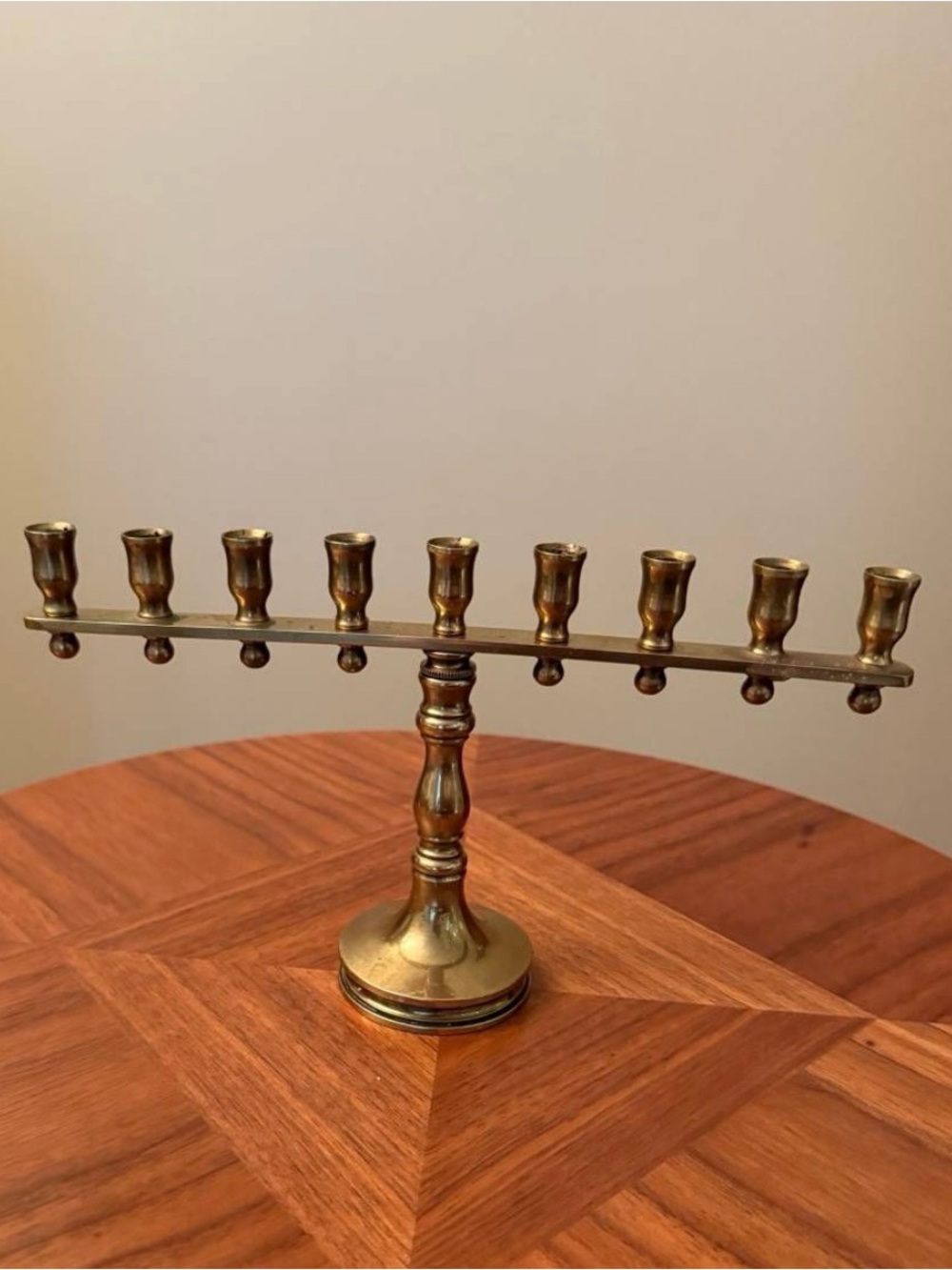 Vintage Brass Menorah
